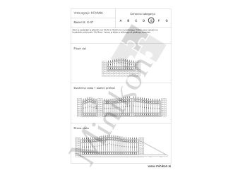 Dvoriščna vrata K-07 E