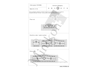 Dvoriščna vrata K-16 D